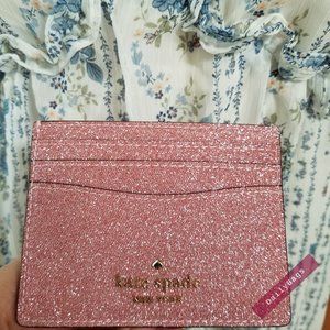 KATE SPADE SLIM CARD HOLDER ROSE PINK LOLA CREDIT